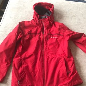 Men’s red Columbia jacket